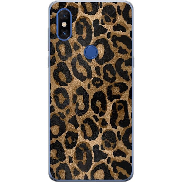 Xiaomi Mi Mix 3 Gennemsigtig cover Leopard Luxe