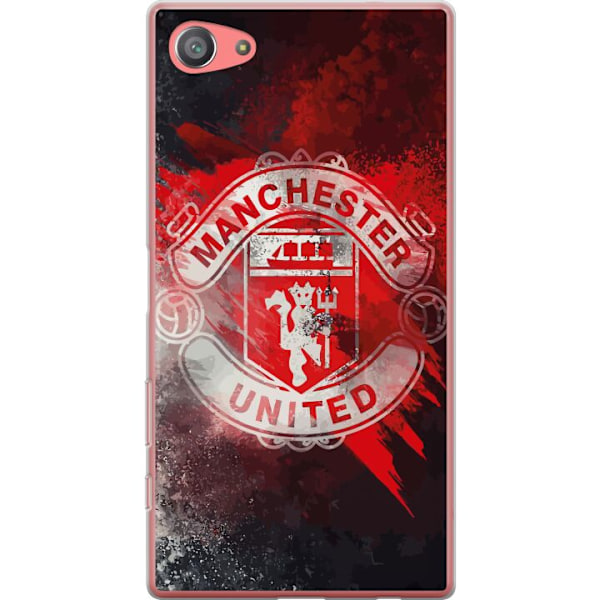 Sony Xperia Z5 Compact Läpinäkyvä kuori Manchester United F