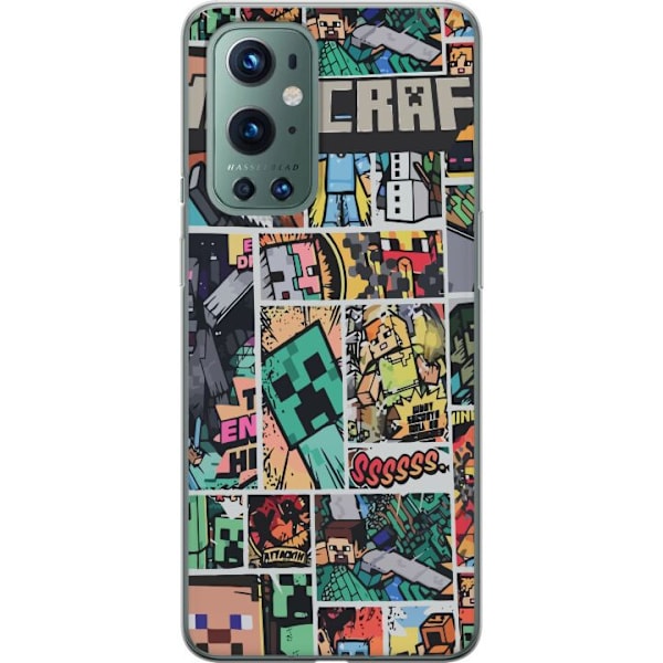 OnePlus 9 Pro Läpinäkyvä kuori Minecraft Taide