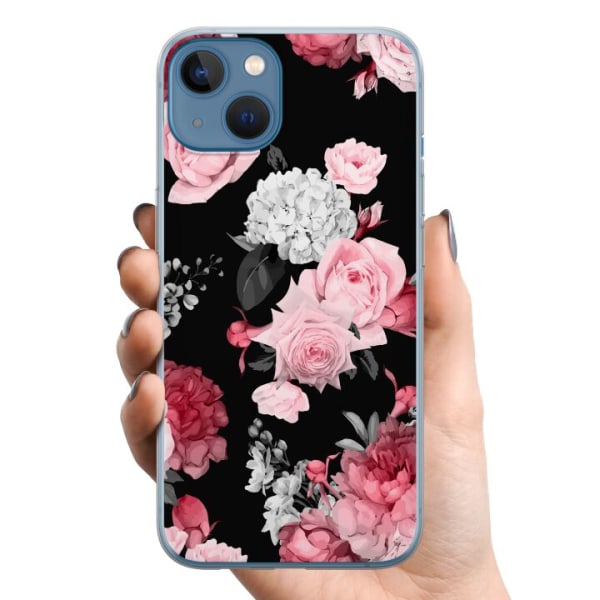 Apple iPhone 13 mini TPU Mobilcover Blomster