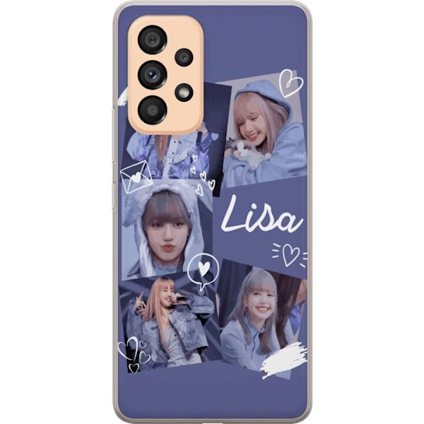 Samsung Galaxy A53 5G Läpinäkyvä kuori Lisa Blackpink – Aesthetic K-pop Queen