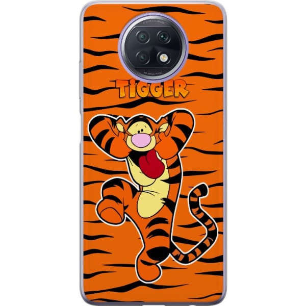 Xiaomi Redmi Note 9T Gennemsigtig cover Tiger
