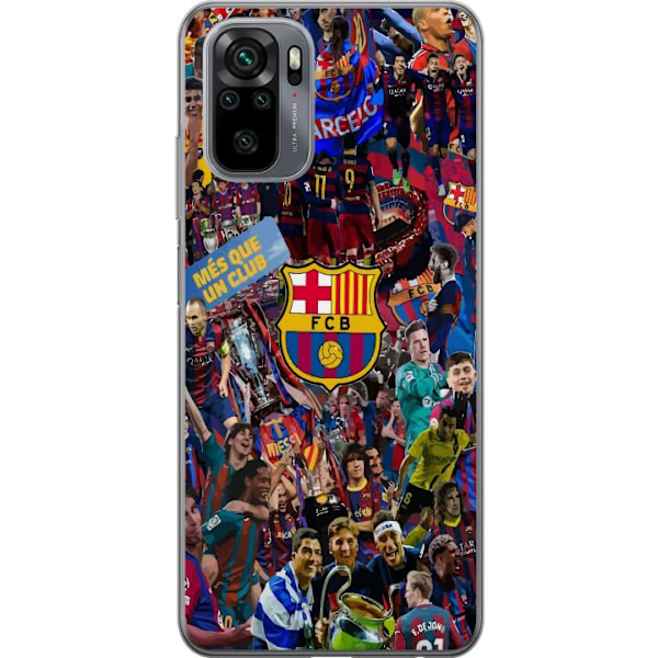 Xiaomi Redmi Note 10 Genomskinligt Skal I Love FCB