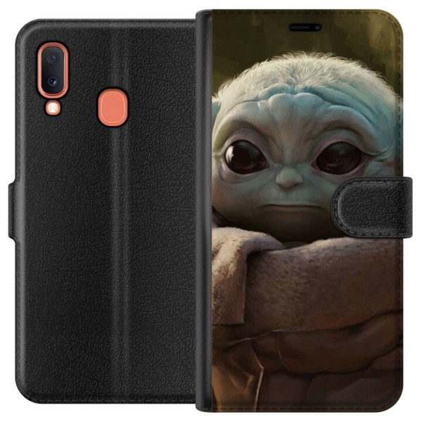 Samsung Galaxy A20e Plånboksfodral Baby Yoda