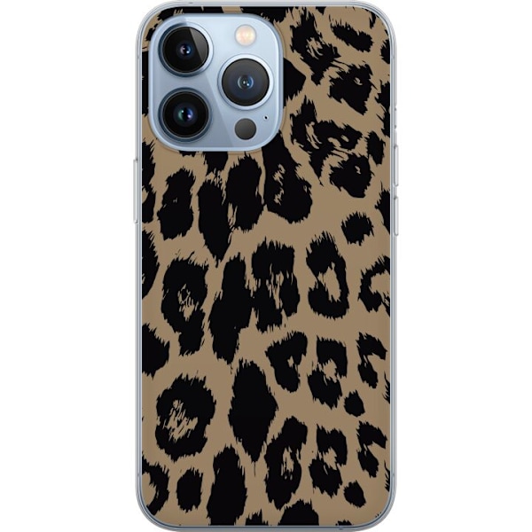 Apple iPhone 13 Pro Genomskinligt Skal Leopard