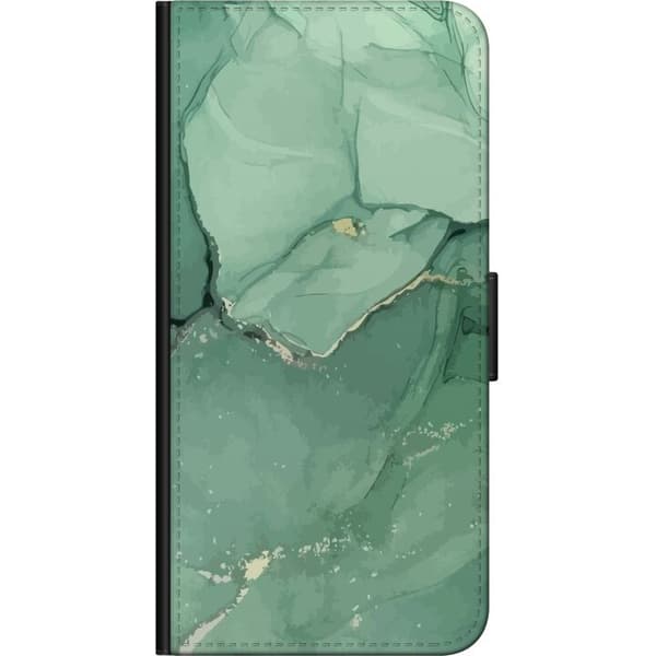 Kompatibelt Lommeboketui til OnePlus 9 Pro Grønn Marmor