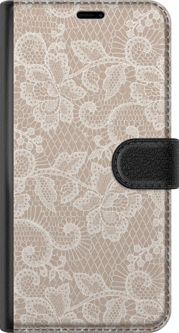 Kompatibelt Lommeboketui til Apple iPhone 11 Beige blondemønster beige