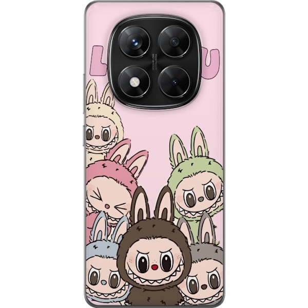 Xiaomi Redmi Note 14 Pro Läpinäkyvä kuori Labubu Classics