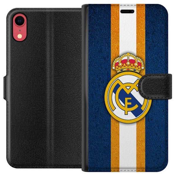 Apple iPhone XR Lompakkokotelo Real Madrid CF