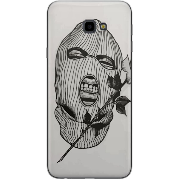 Samsung Galaxy J4+ Genomskinligt Skal Ski Mask Ros Streetwear Design Grafiskt Motiv Spänning Urban Stil Street Art Maskerad Symbol
