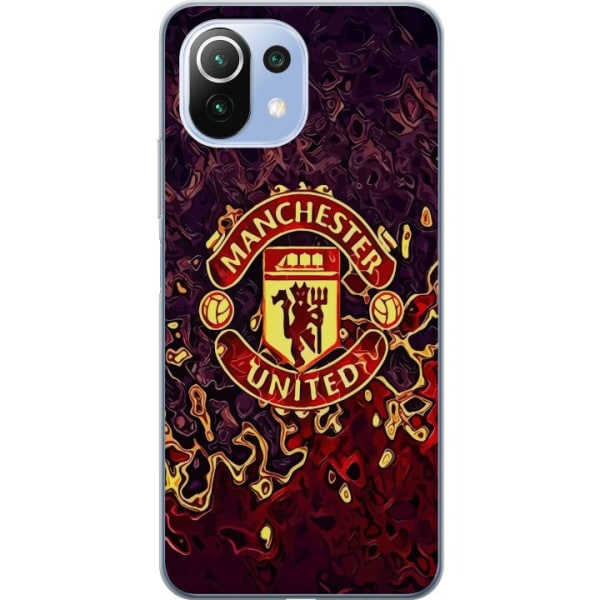 Xiaomi 11 Lite 5G NE Gennemsigtig cover Manchester United