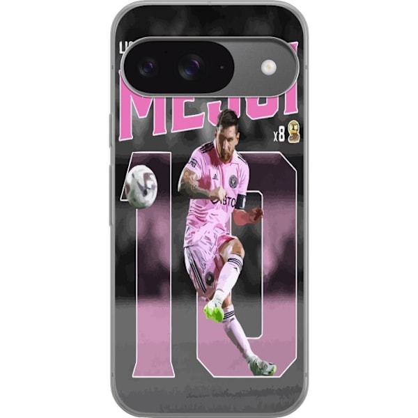 Google Pixel 9 Gennemsigtig cover Lionel Messi