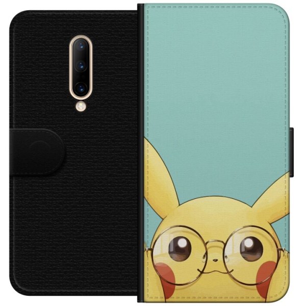 OnePlus 7 Pro Lompakkokotelo Pikachu lasit