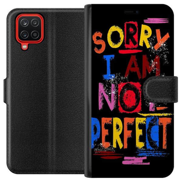 Kompatibel Tegnebogsetui til Samsung Galaxy A12 Sorry