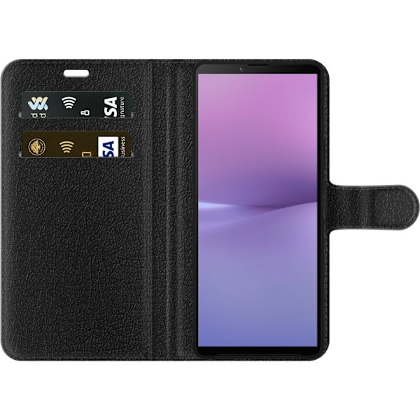 Sony Xperia 10 V Lompakkokotelo Puhuvia Sikoja