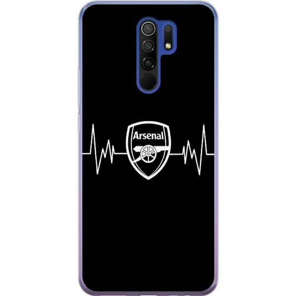 Xiaomi Redmi 9 Gjennomsiktig deksel Arsenal