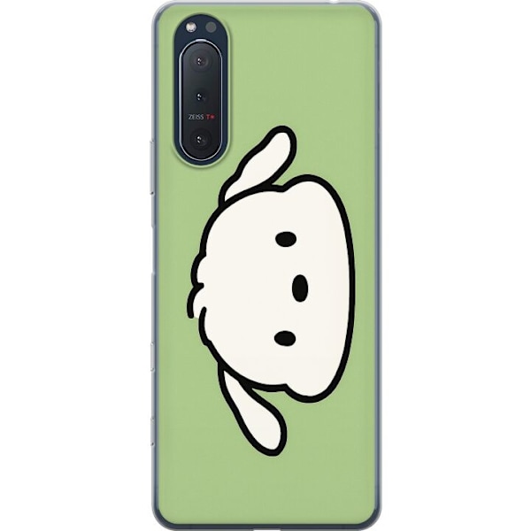 Sony Xperia 5 II Läpinäkyvä kuori Snoopy Flip