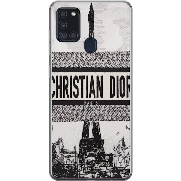 Samsung Galaxy A21s Läpinäkyvä kuori Christian Dior