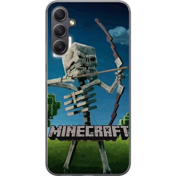 Samsung Galaxy A24 4G Genomskinligt Skal A Minecraft Movie