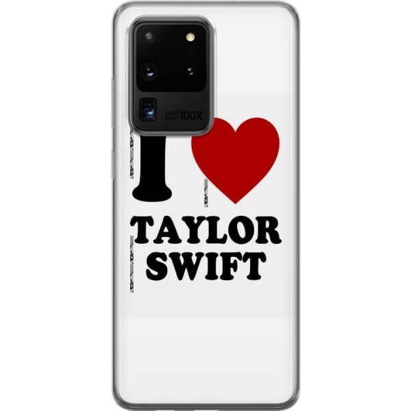 Samsung Galaxy S20 Ultra Gennemsigtig cover Taylor Swift