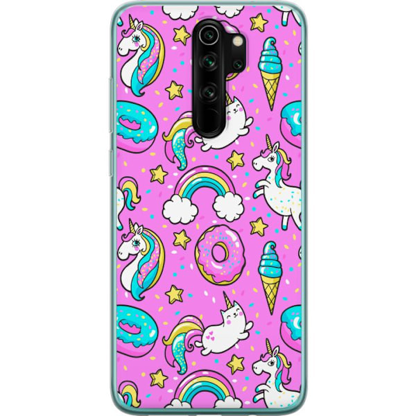 Xiaomi Redmi Note 8 Pro  Läpinäkyvä kuori Unikotit