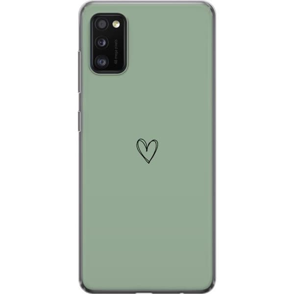 Kompatibelt Mobildeksel til Samsung Galaxy A41 Hjerte