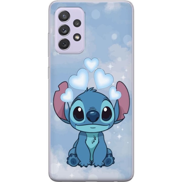 Samsung Galaxy A52s 5G Läpinäkyvä kuori Stitch Hyppäävä Ilo - Hauska Suunnittelu Lahjalle