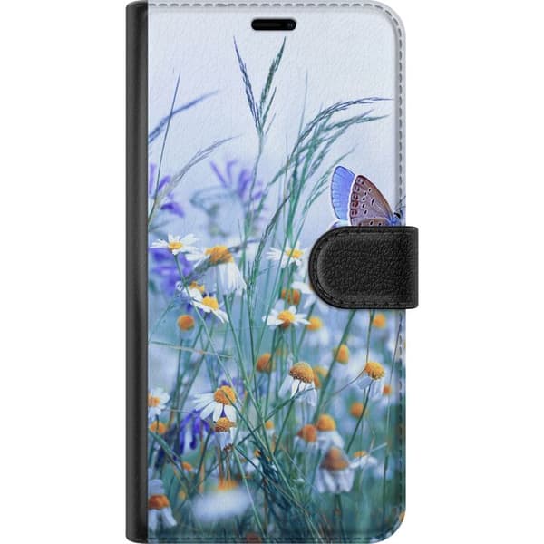 Kompatibelt Plånboksfodral till Samsung Galaxy A40 Blommor