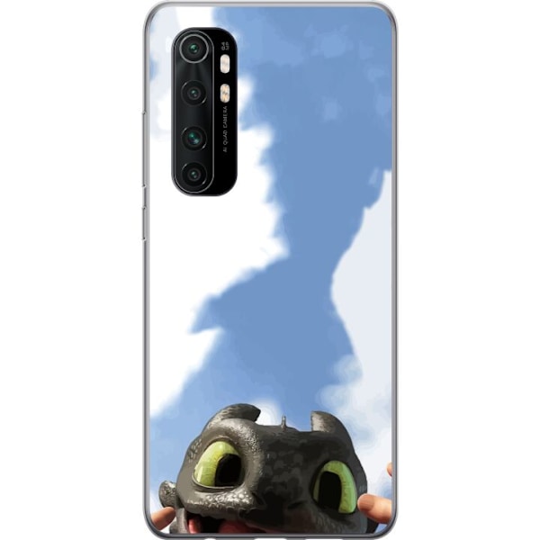 Xiaomi Mi Note 10 Lite Läpinäkyvä kuori Lohikäärmeen Kasvattaja