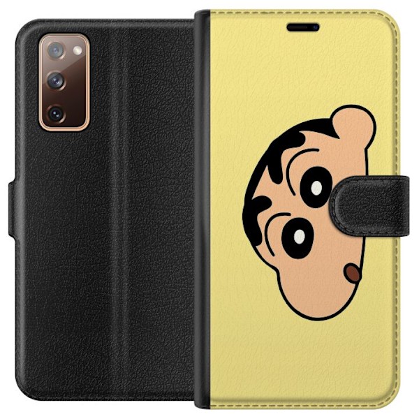 Samsung Galaxy S20 FE Lommeboketui Peeking Shinchan