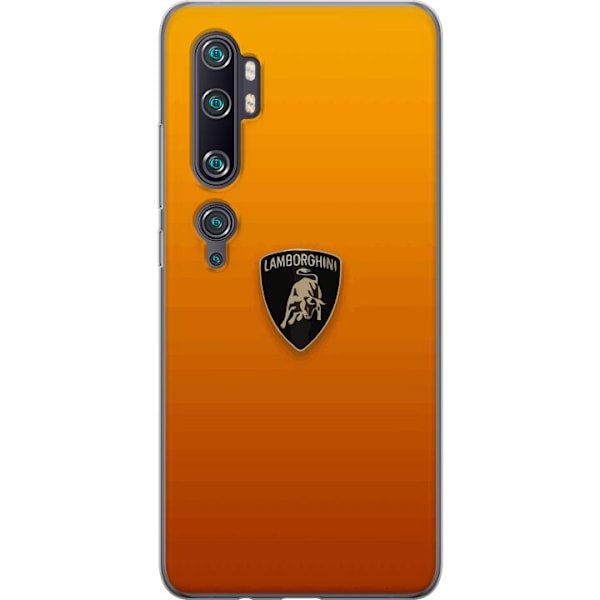 Xiaomi Mi Note 10 Pro Genomskinligt Skal Lamborghini