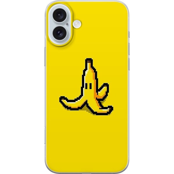 Apple iPhone 16 Plus Gennemsigtig cover Banan