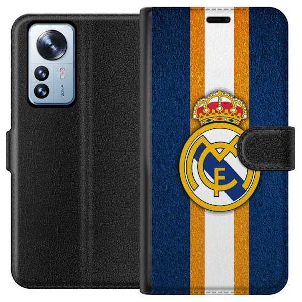 Xiaomi 12 Pro Lompakkokotelo Real Madrid CF