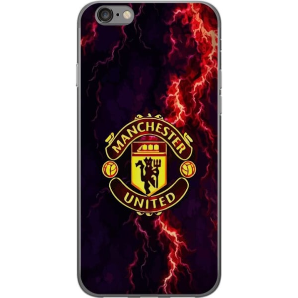 Apple iPhone 6s Läpinäkyvä kuori Manchester United