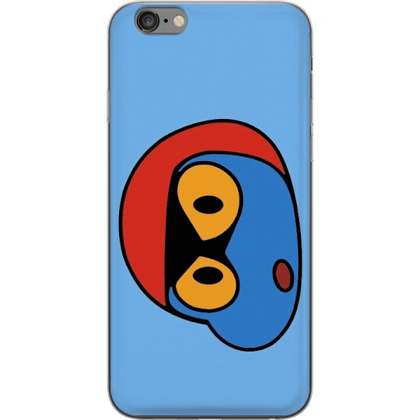 Apple iPhone 6s Plus Läpinäkyvä kuori Bold Bot Head
