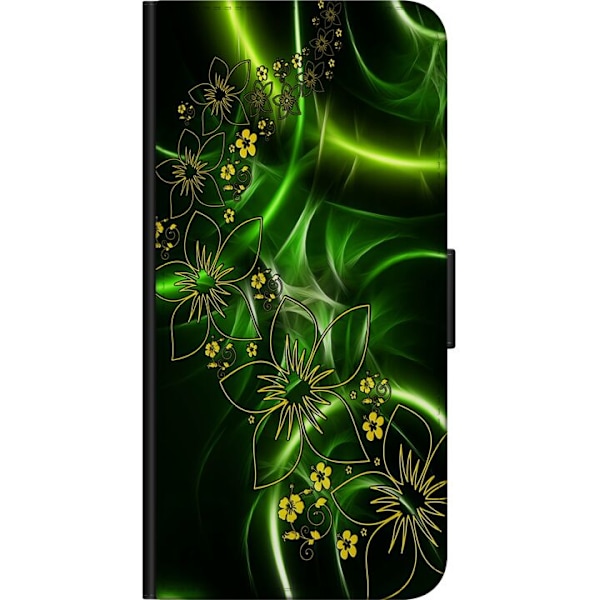 Huawei P smart Lompakkokotelo Kukat
