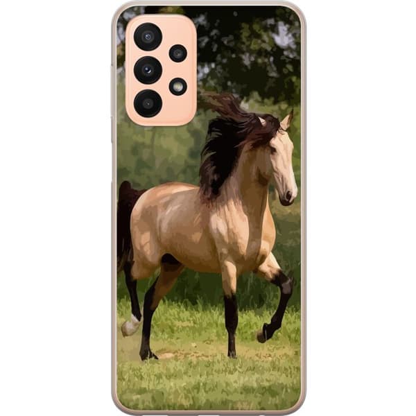 Kompatibelt Mobildeksel til Samsung Galaxy A23 Hest