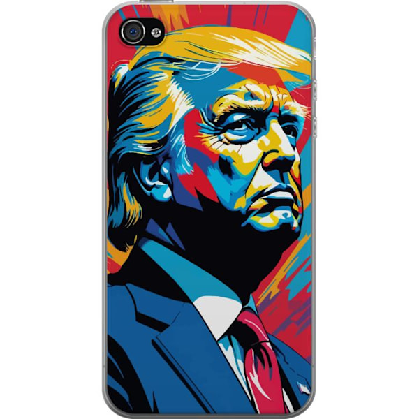 Apple iPhone 4s Läpinäkyvä kuori Trump