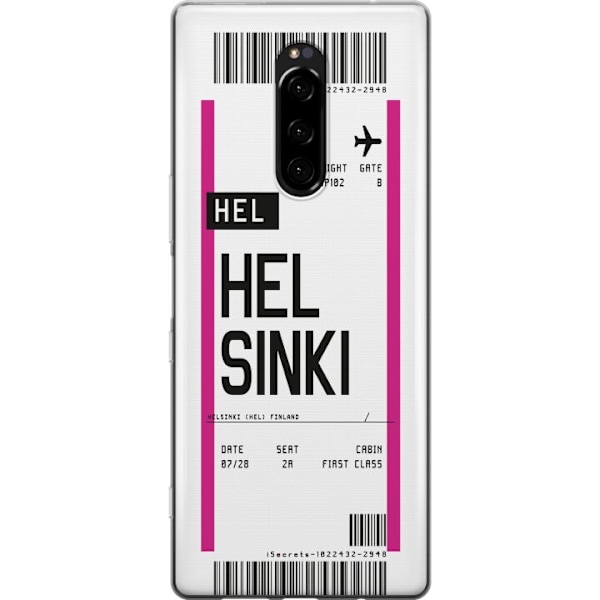 Sony Xperia 1 Gennemsigtig cover Helsingfors