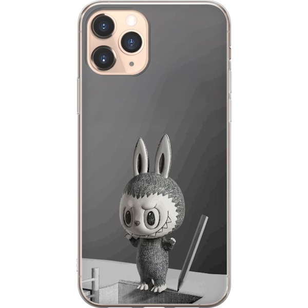 Apple iPhone 11 Pro Läpinäkyvä kuori Pop Mart MEGA LABUBU LABUBU Sketch 1000%