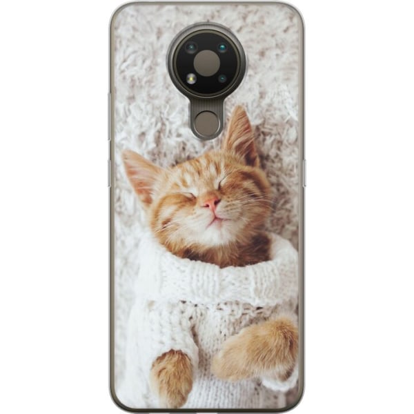 Nokia 3.4 Cover / Mobilcover - Kitty Sweater