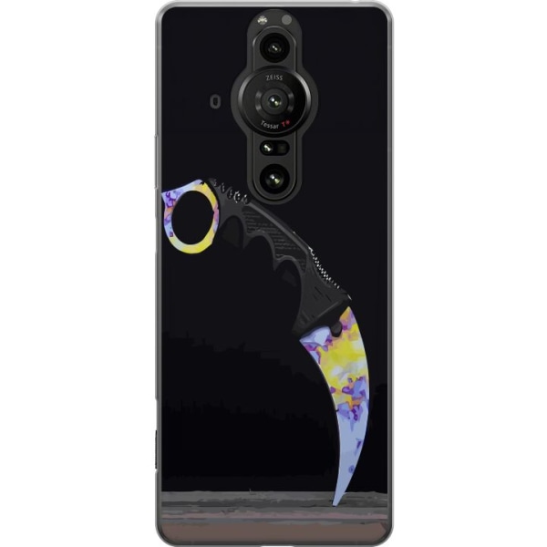 Sony Xperia Pro-I Gennemsigtig cover Karambit / Butterfly / M9