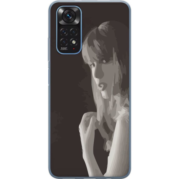 Xiaomi Redmi Note 11S Gjennomsiktig deksel Taylor Swift