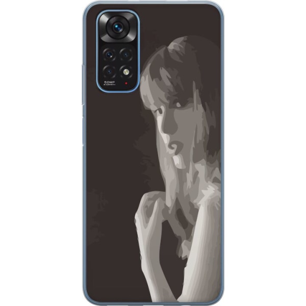 Xiaomi Redmi Note 11S Läpinäkyvä kuori Taylor Swift