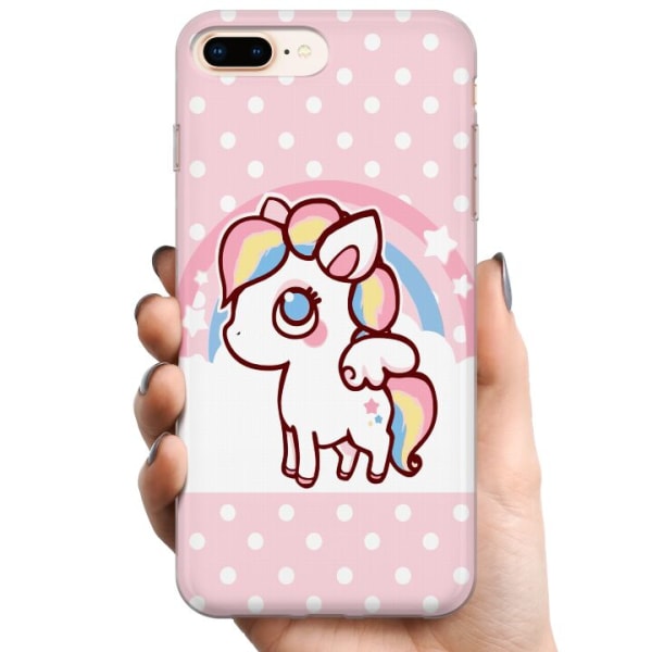 Apple iPhone 7 Plus TPU Mobilcover Unicorn