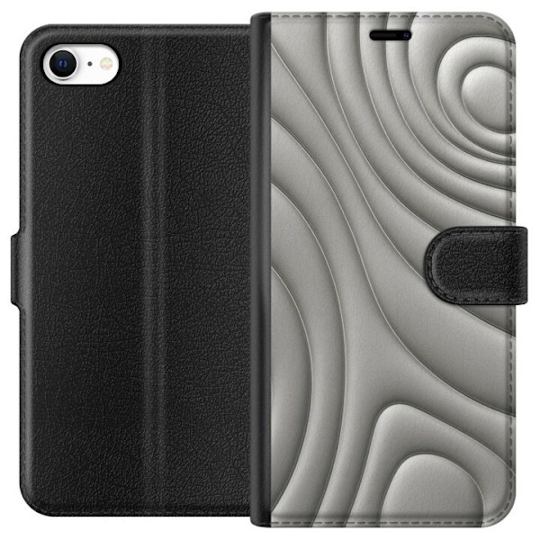 Apple iPhone 6s Plånboksfodral Silver Waves