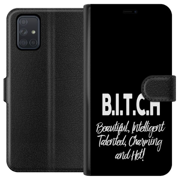 Samsung Galaxy A71 Plånboksfodral Text