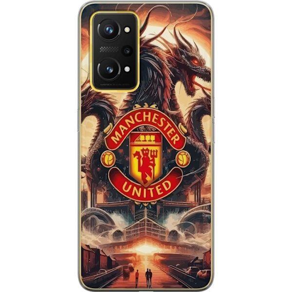 Realme GT Neo 3T Läpinäkyvä kuori Manchester United