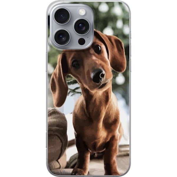 Apple iPhone 16 Pro Max Gennemsigtig cover Ung Hund