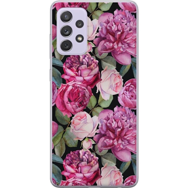 Samsung Galaxy A52s 5G Genomskinligt Skal Blommor